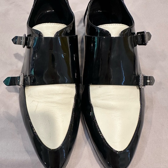Jimmy Choo white black monk strap loafer - Picture 9 of 15